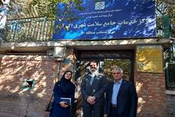  بازدید رئیس دانشکده توانبخشی از پایگاه سلامت اکبرآباد