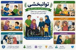 ارائه خدمات رایگان توانبخشی به مناسبت هفته سلامت در دانشکده توانبخشی