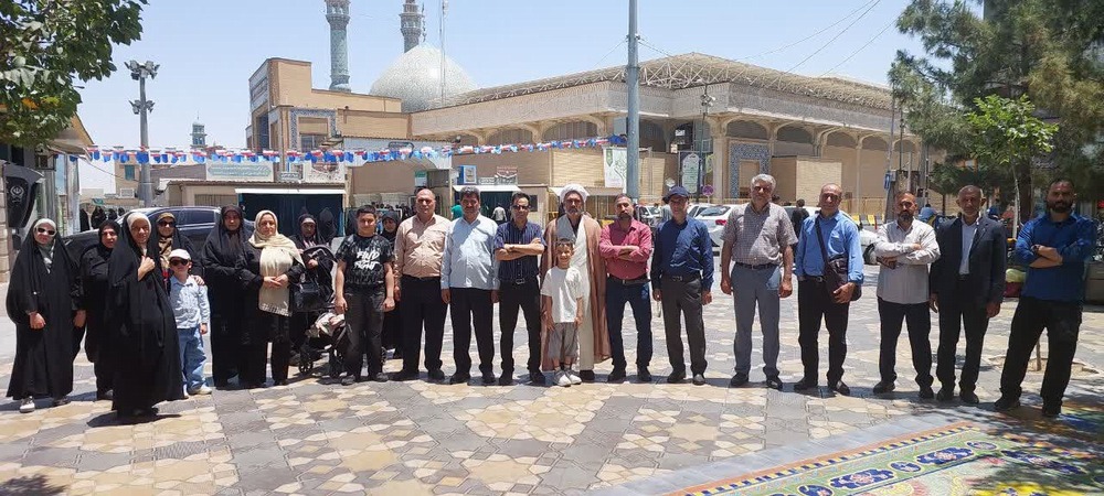 اردوی زیارتی قم و جمکران همزمان با عید سعید مباهله برگزار شد 
